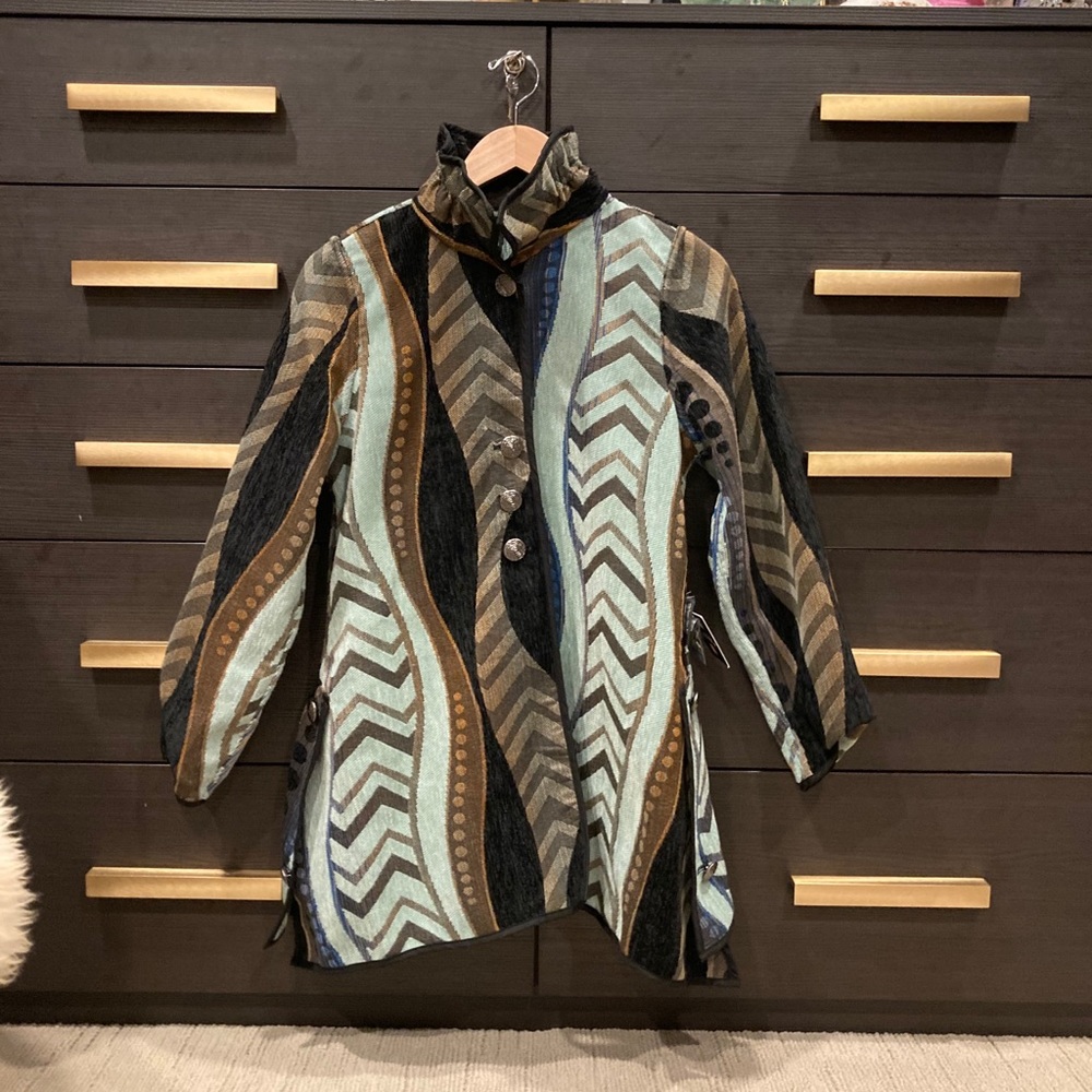 GORGEOUS Reversible Long Jacket - Picture 3 of 4